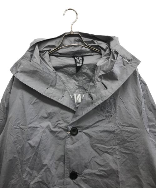 BILLIONAIRE BOYS CLUB（ビリオネアボーイズクラブ）BILLIONAIRE BOYS CLUB (ビリオネアボーイズクラブ) HOODED COAT グレー サイズ:Mの古着・服飾アイテム
