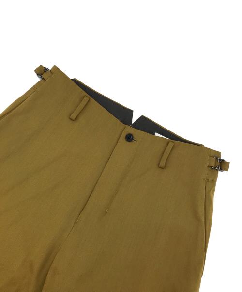 IRENISA（イレニサ）IRENISA (イレニサ) セミフレアパンツ ブラウン サイズ:1の古着・服飾アイテム