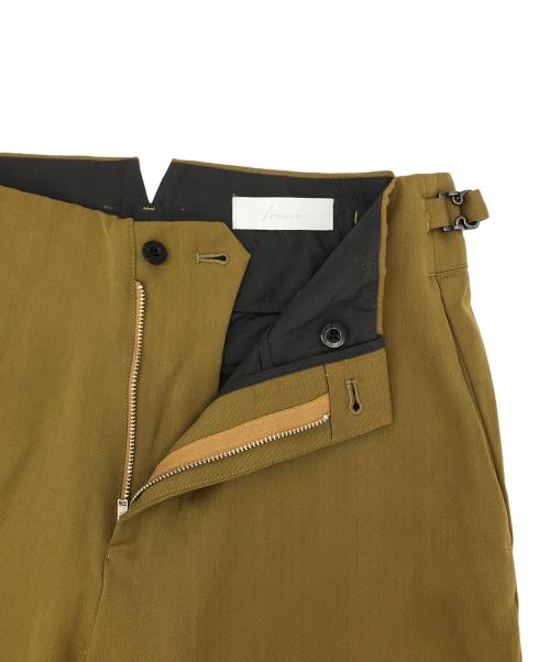 IRENISA（イレニサ）IRENISA (イレニサ) セミフレアパンツ ブラウン サイズ:1の古着・服飾アイテム