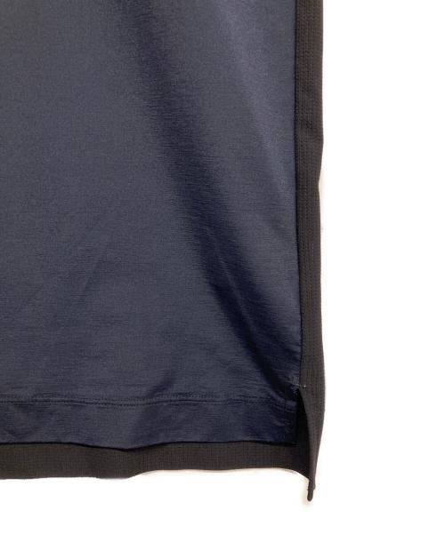 BLACK LABEL CRESTBRIDGE（ブラックレーベル クレストブリッジ）BLACK LABEL CRESTBRIDGE (ブラックレーベル クレストブリッジ) S/Sストレッチシャツ ネイビー サイズ:Mの古着・服飾アイテム