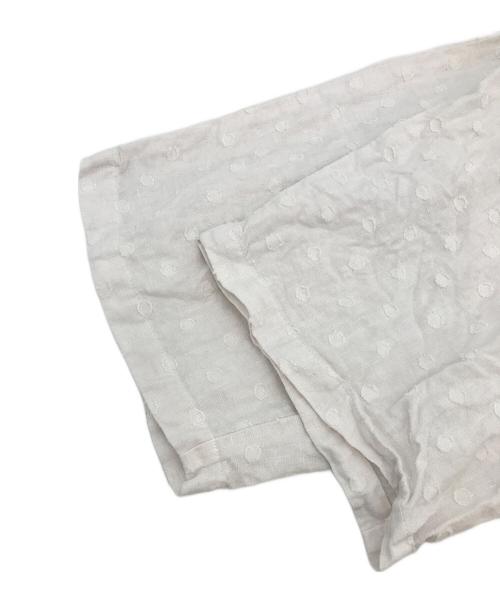 nest Robe（ネストローブ）nest Robe (ネストローブ) リネンドットジャガードパンツ ベージュ サイズ:Freeの古着・服飾アイテム