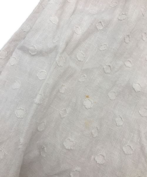 nest Robe（ネストローブ）nest Robe (ネストローブ) リネンドットジャガードパンツ ベージュ サイズ:Freeの古着・服飾アイテム