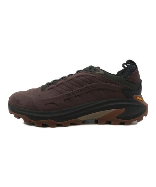 MERRELL（メレル）MERRELL (メレル) モアブ スピード 2 レザー ウォータープルーフ パープル サイズ:27.5 未使用品の古着・服飾アイテム