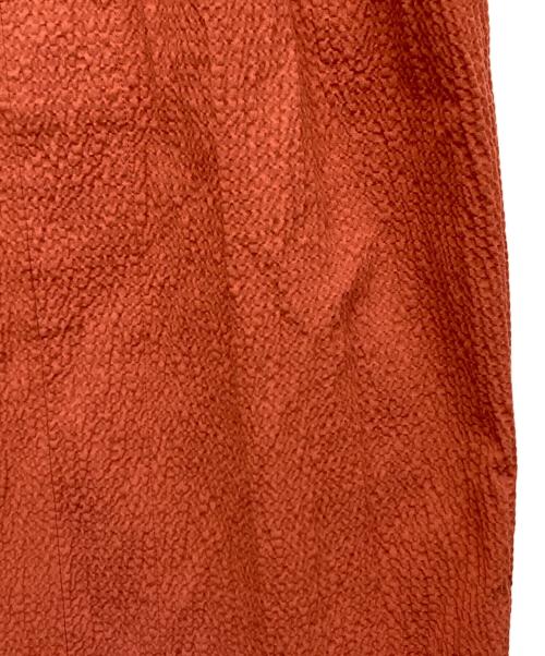 IENA（イエナ）IENA (イエナ) コットンリップルウエストシェイプワンピース レッド サイズ:34の古着・服飾アイテム