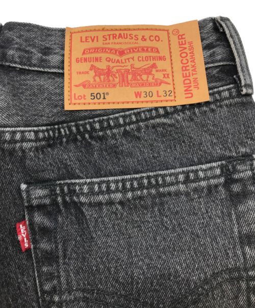 LEVI'S（リーバイス）LEVI'S (リーバイス) UNDERCOVER (アンダーカバー) 501 ジーンズ ブラック サイズ:W30　L32の古着・服飾アイテム