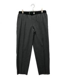 kolor/BEACON（カラービーコン）の古着「イージーウール混ストレッチスラックス」｜グレー