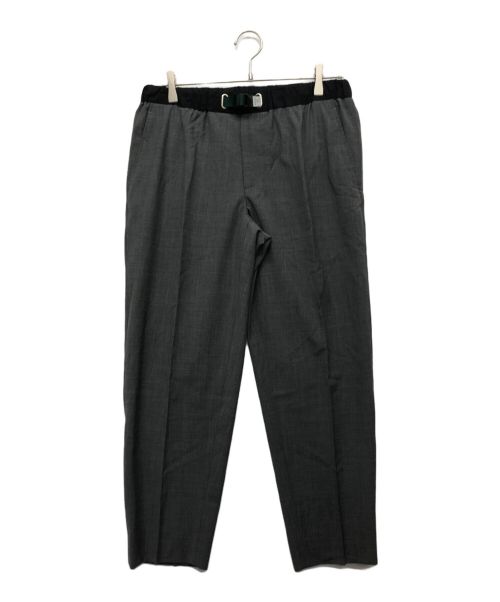 kolor/BEACON（カラービーコン）kolor/BEACON (カラービーコン) イージーウール混ストレッチスラックス グレー サイズ:2の古着・服飾アイテム