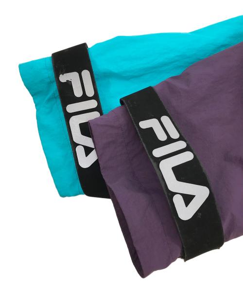 FILA（フィラ）FILA (フィラ) ナイロンジャケット ブルー サイズ:XLの古着・服飾アイテム