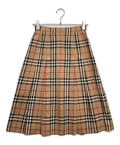 Burberry's（バーバリー）Burberry's (バーバリーズ) ノヴァチェックスカート ベージュ サイズ:9の古着・服飾アイテム