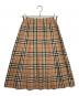 Burberry's（バーバリーズ）の古着「ノヴァチェックスカート」｜ベージュ