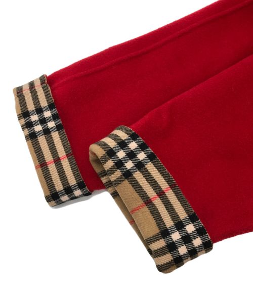 Burberry's（バーバリーズ）Burberry's (バーバリーズ) カシミヤ混コート レッド サイズ:Mの古着・服飾アイテム