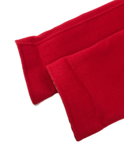 Burberry's（バーバリーズ）Burberry's (バーバリーズ) カシミヤ混コート レッド サイズ:Mの古着・服飾アイテム