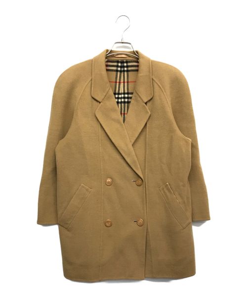 Burberry's（バーバリーズ）Burberry's (バーバリーズ) カシミヤ混 金釦コート ベージュ サイズ:7APの古着・服飾アイテム