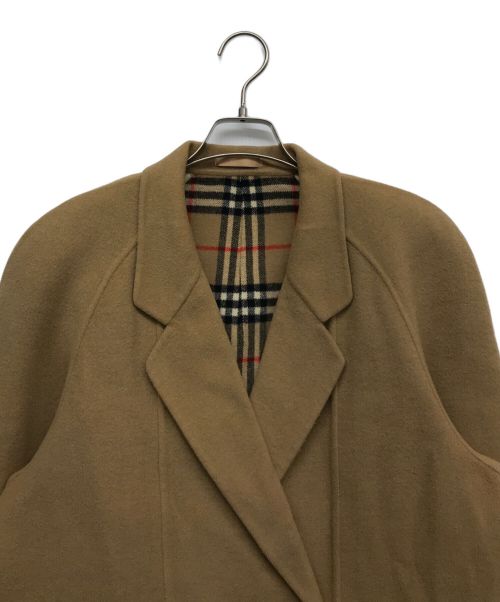 Burberry's（バーバリーズ）Burberry's (バーバリーズ) カシミヤ混 金釦コート ベージュ サイズ:7APの古着・服飾アイテム