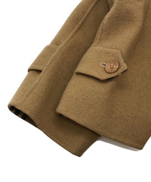 Burberry's（バーバリーズ）Burberry's (バーバリーズ) カシミヤ混 金釦コート ベージュ サイズ:7APの古着・服飾アイテム