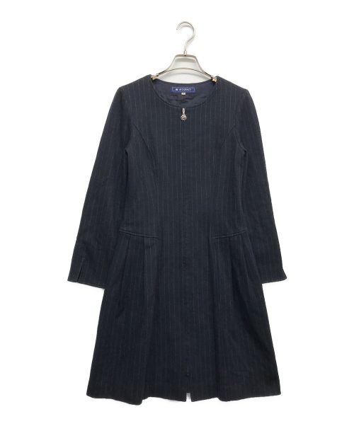 M'S GRACY（エムズグレイシー）M'S GRACY (エムズグレイシー) ブラウスワンピース ネイビー サイズ:38の古着・服飾アイテム