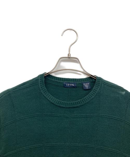 IZOD（アイゾッド）IZOD (アイゾッド) ニット グリーン サイズ:Mの古着・服飾アイテム