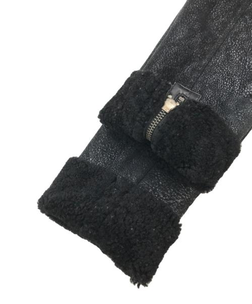 Zadig&Voltaire（ザディグエヴォルテール）Zadig&Voltaire (ザディグエヴォルテール) ムートンジャケット ブラック サイズ:Sの古着・服飾アイテム