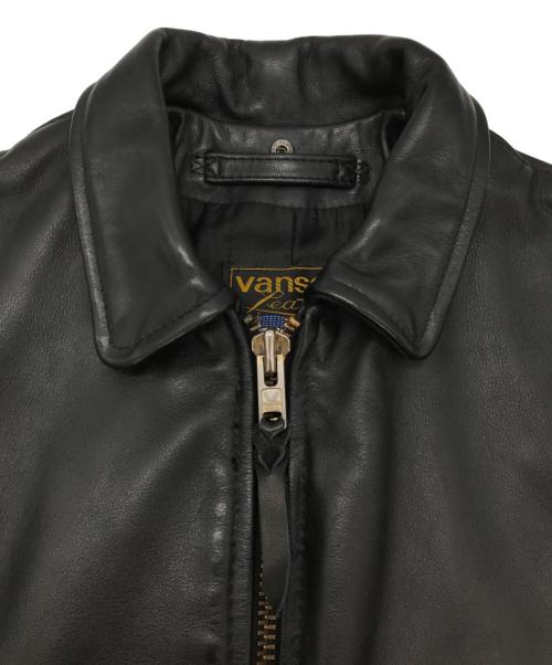 VANSON（バンソン）VANSON (バンソン) シングルライダースジャケット ブラック サイズ:32の古着・服飾アイテム