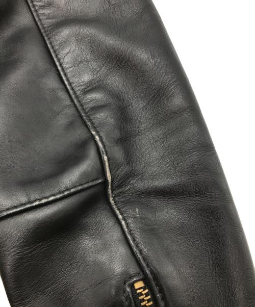 VANSON（バンソン）VANSON (バンソン) シングルライダースジャケット ブラック サイズ:32の古着・服飾アイテム