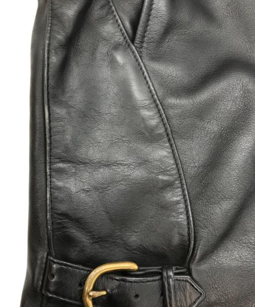 VANSON（バンソン）VANSON (バンソン) シングルライダースジャケット ブラック サイズ:32の古着・服飾アイテム