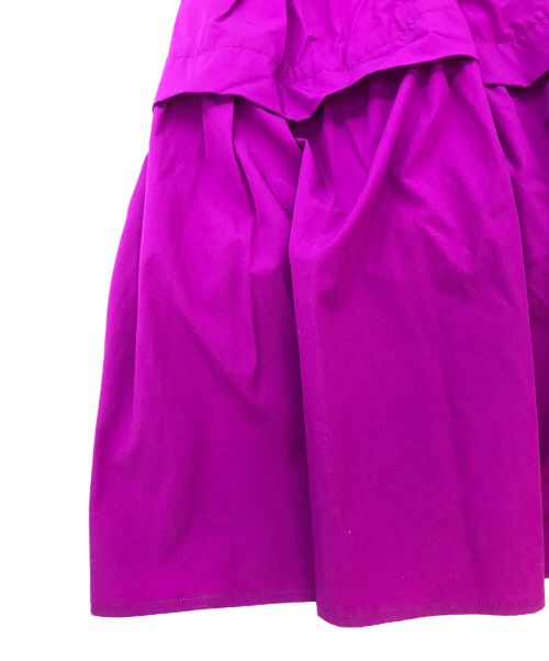 UN3D.（アンスリード）UN3D. (アンスリード) ティアードキャミワンピース パープル サイズ:36の古着・服飾アイテム