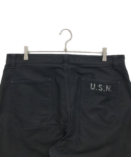 THE REAL McCOY'S（ザ・リアルマッコイズ）THE REAL McCOY'S (ザ・リアルマッコイズ) USN N-1 Trousers Modify ブラック サイズ:XLの古着・服飾アイテム