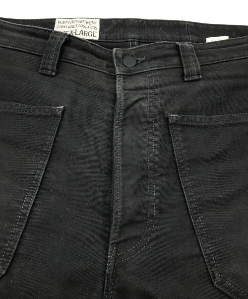 THE REAL McCOY'S（ザ・リアルマッコイズ）THE REAL McCOY'S (ザ・リアルマッコイズ) USN N-1 Trousers Modify ブラック サイズ:XLの古着・服飾アイテム