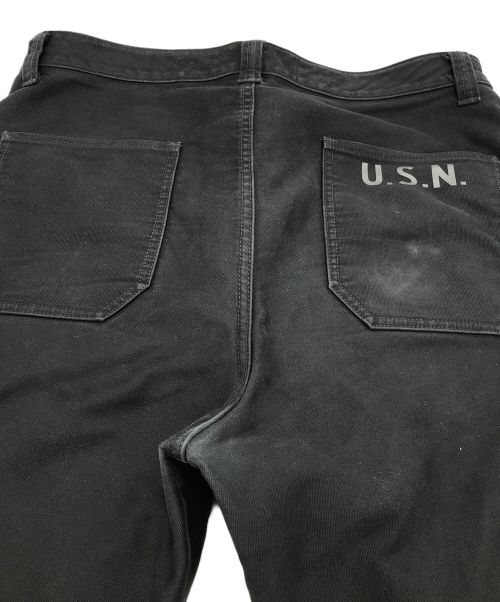 THE REAL McCOY'S（ザ・リアルマッコイズ）THE REAL McCOY'S (ザ・リアルマッコイズ) USN N-1 Trousers Modify ブラック サイズ:XLの古着・服飾アイテム