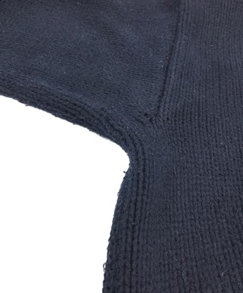 POLO RALPH LAUREN（ポロ・ラルフローレン）POLO RALPH LAUREN (ポロ・ラルフローレン) カラーブロックコットンショール セーター レッド×ネイビー サイズ:Lの古着・服飾アイテム