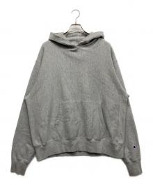 Champion REVERSE WEAVE（チャンピオン リバース ウィーブ）の古着「パーカー」｜グレー
