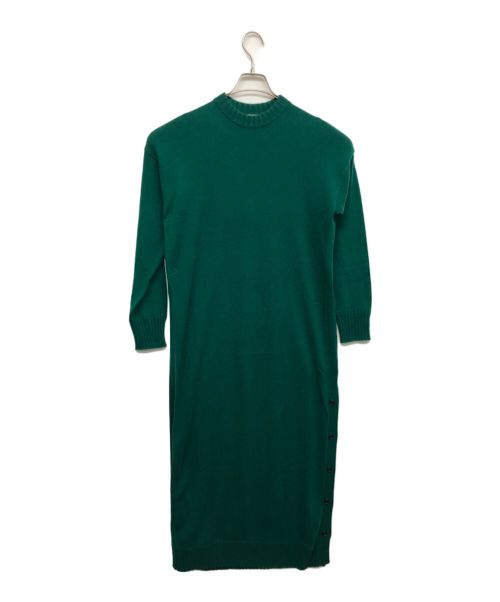 R-ISM（リズム）R-ISM (リズム) ニットワンピース グリーン サイズ:4の古着・服飾アイテム