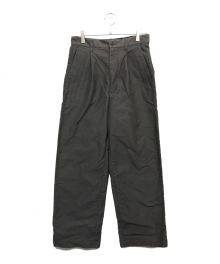 FRED PERRY（フレッドペリー）の古着「Brushed Wide Reg Trousers」｜グレー