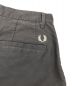 中古・古着 FRED PERRY (フレッドペリー) Brushed Wide Reg Trousers グレー サイズ:S：3500円