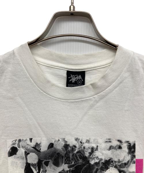 stussy（ステューシー）stussy (ステューシー) プリントTシャツ ホワイト サイズ:Mの古着・服飾アイテム