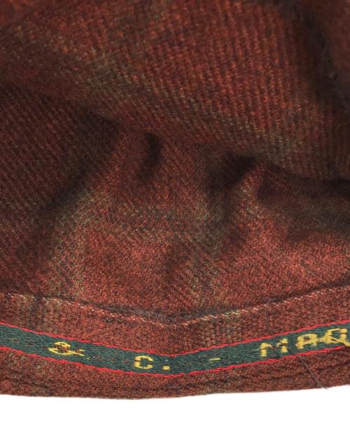 FUCKIN TOURIST（ファキンツーリスト）FUCKIN TOURIST (ファキンツーリスト) ジップデザインチェックパンツ ブラウン サイズ:記載無の古着・服飾アイテム