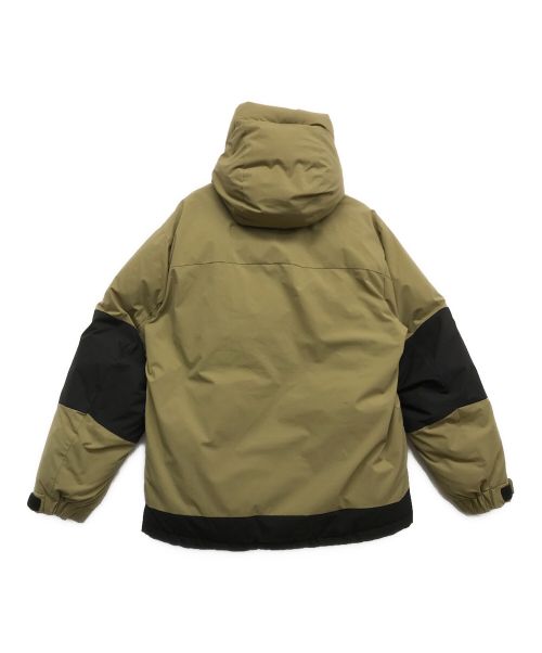 FIRST DOWN（ファーストダウン）FIRST DOWN (ファーストダウン) パネルショートダウンジャケット ベージュ サイズ:MEDIUMの古着・服飾アイテム