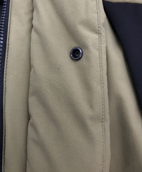 FIRST DOWN（ファーストダウン）FIRST DOWN (ファーストダウン) パネルショートダウンジャケット ベージュ サイズ:MEDIUMの古着・服飾アイテム