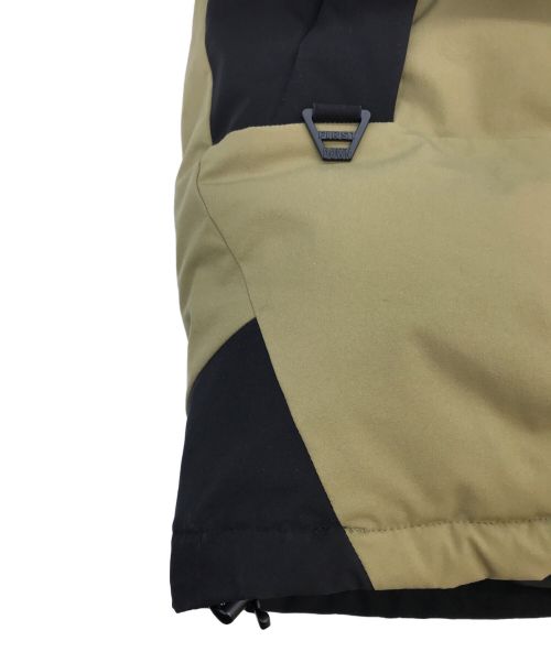 FIRST DOWN（ファーストダウン）FIRST DOWN (ファーストダウン) パネルショートダウンジャケット ベージュ サイズ:MEDIUMの古着・服飾アイテム