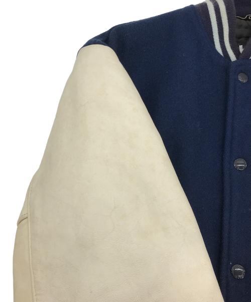 Schott（ショット）Schott (ショット) レザースタジャン ブルー サイズ:36の古着・服飾アイテム