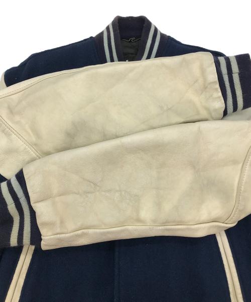 Schott（ショット）Schott (ショット) レザースタジャン ブルー サイズ:36の古着・服飾アイテム