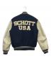 Schott (ショット) レザースタジャン ブルー サイズ:36：17000円