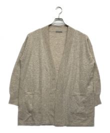 theory luxe（セオリーリュクス）の古着「カシミヤ混カーディガン」｜ベージュ