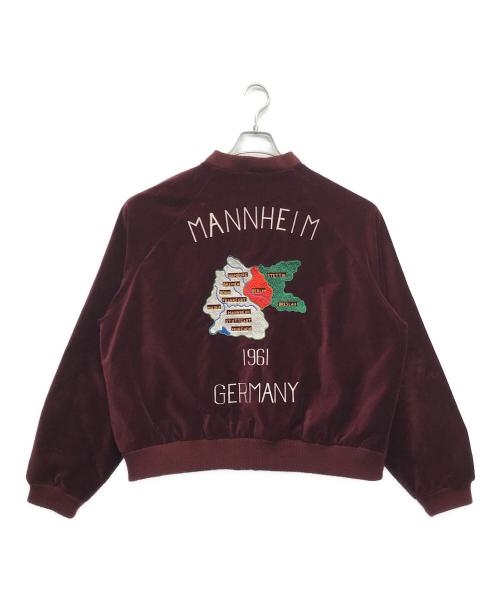 TOWN CRAFT（タウンクラフト）TOWN CRAFT (タウンクラフト) JOURNAL STANDARD relume (ジャーナルスタンダード レリューム) 別注スーベニアジャケット ブルー×レッド サイズ:Mの古着・服飾アイテム