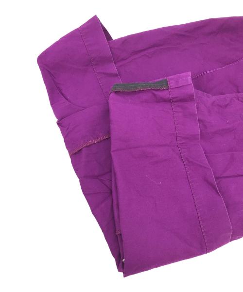 tricot COMME des GARCONS（トリココムデギャルソン）tricot COMME des GARCONS (トリココムデギャルソン) フリルアウトシームデザインノースリーブワンピース パープル サイズ:Mの古着・服飾アイテム