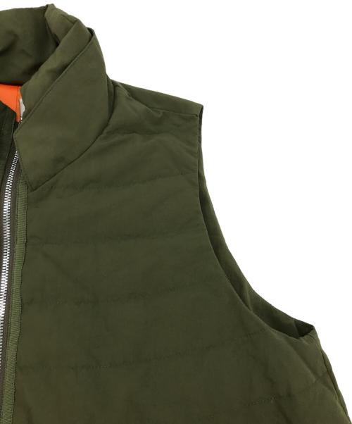 adagietto（アダージェット）ADAGIETTO (アダージェット) ダウンベスト オリーブ サイズ:Mの古着・服飾アイテム