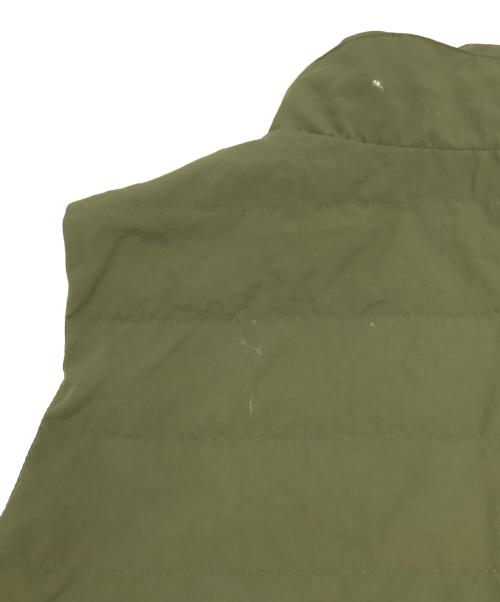 adagietto（アダージェット）ADAGIETTO (アダージェット) ダウンベスト オリーブ サイズ:Mの古着・服飾アイテム