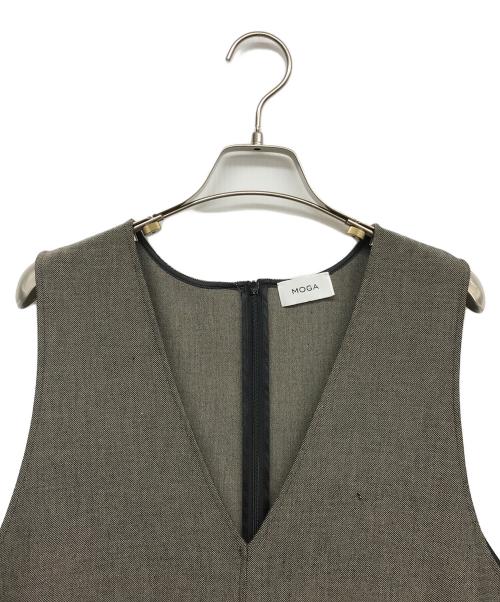 MOGA（モガ）MOGA (モガ) PL/VIツイル二重織マーメイドワンピース グレー サイズ:2の古着・服飾アイテム