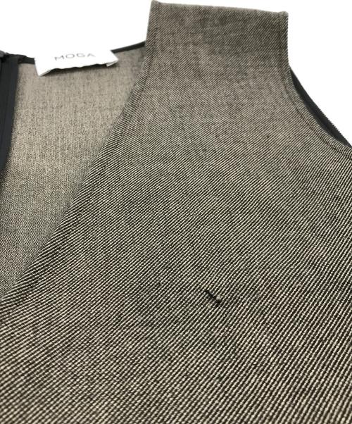 MOGA（モガ）MOGA (モガ) PL/VIツイル二重織マーメイドワンピース グレー サイズ:2の古着・服飾アイテム