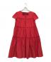 M'S GRACY (エムズグレイシー) ティアードワンピース レッド サイズ:40：9000円